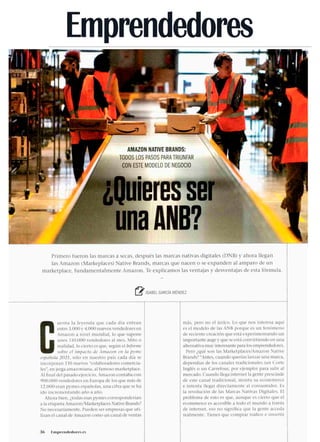 Revista Emprendedores - ¿Quieres ser una ANB?