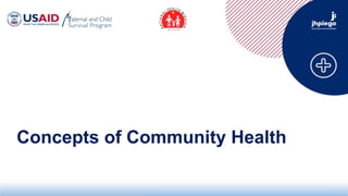 Concepts of Community Health
 