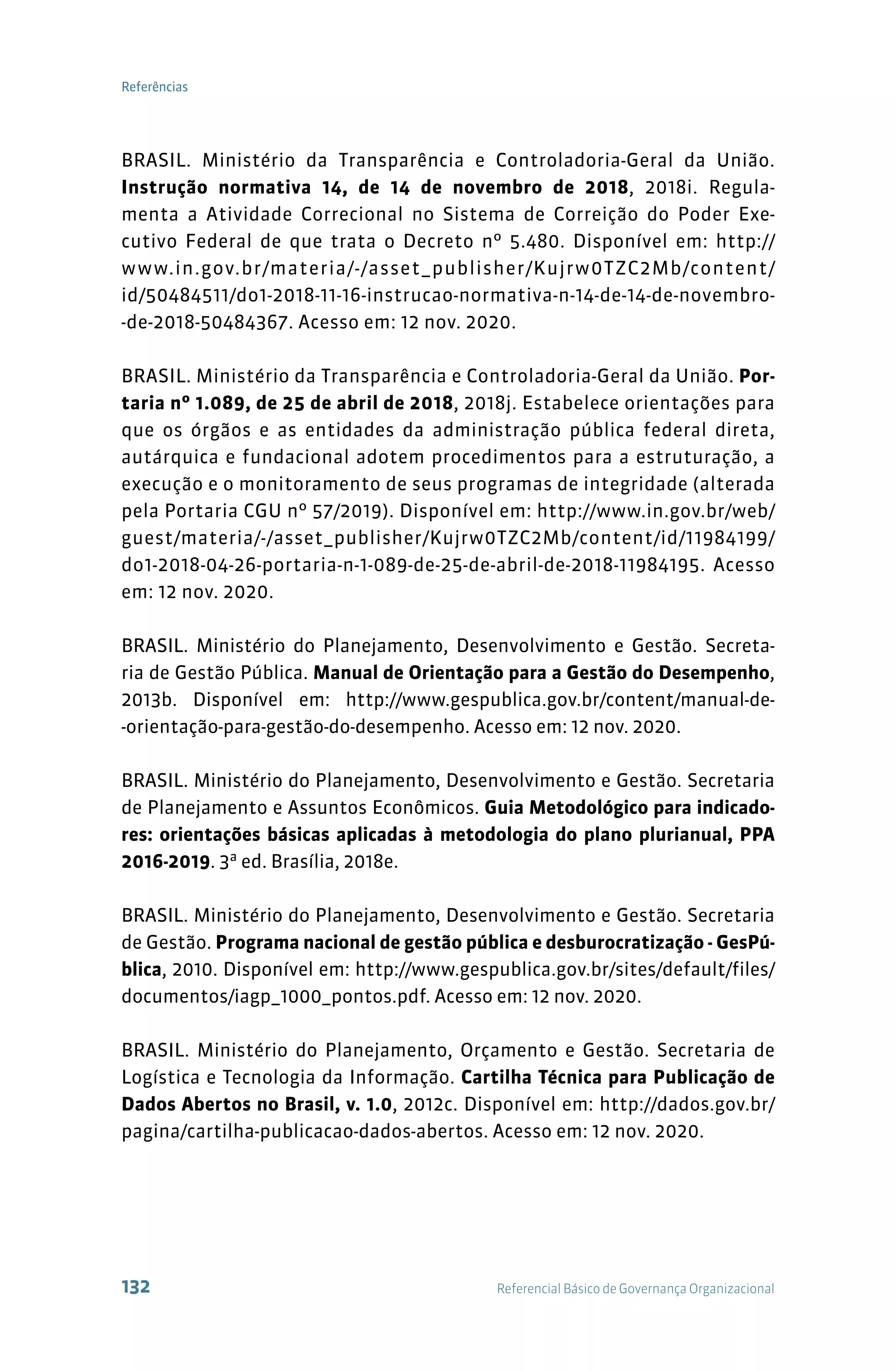 Referencial básico de governança tcu 3ª edição | PDF