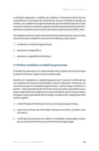 Referencial básico de governança tcu 3ª edição | PDF