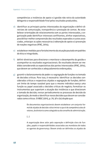 Referencial básico de governança tcu 3ª edição | PDF