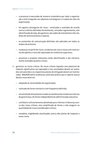 Referencial básico de governança tcu 3ª edição | PDF
