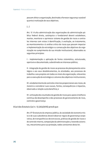 Referencial básico de governança tcu 3ª edição | PDF