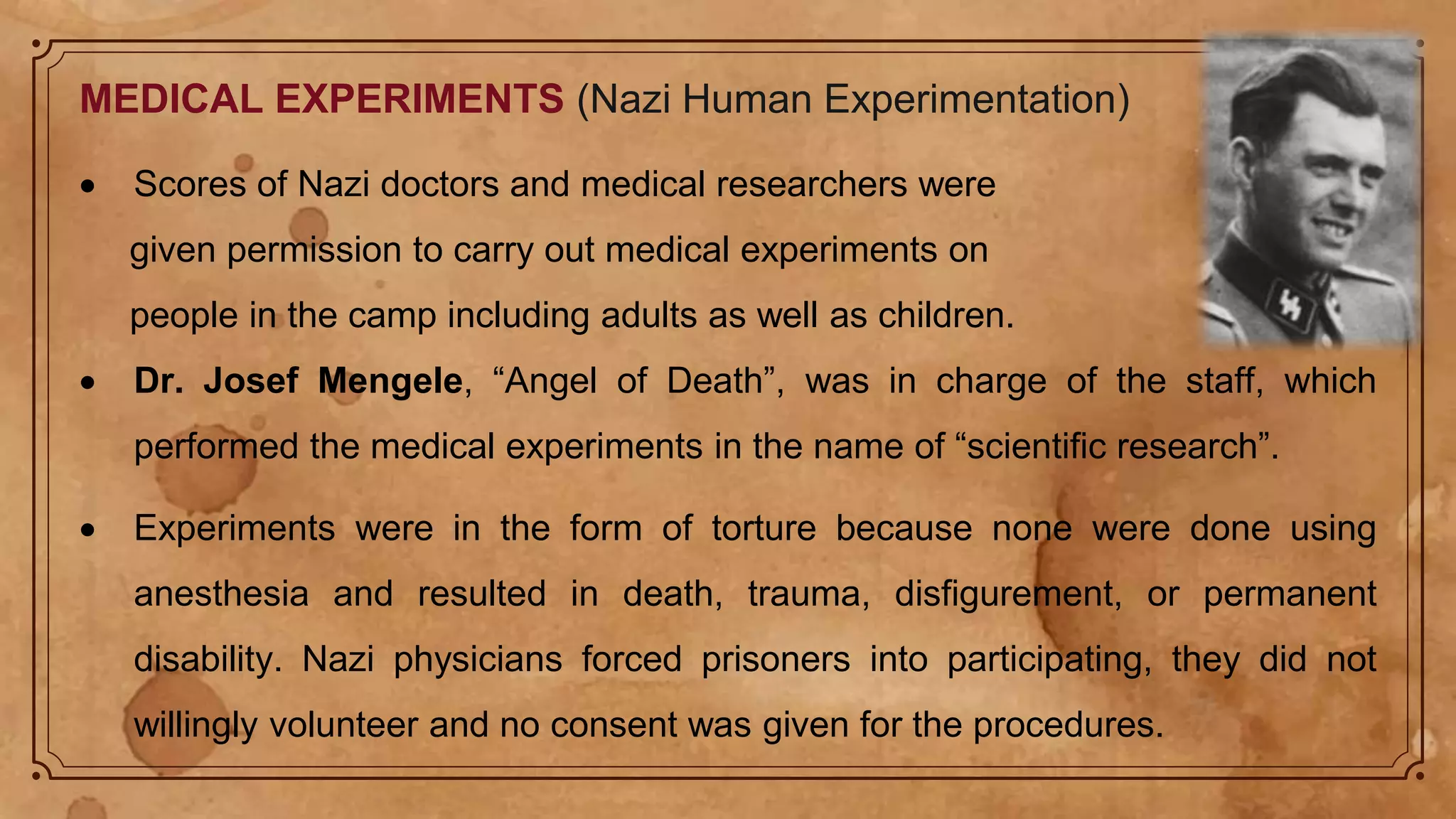 Ethics in Clinical Research and Historical Perspective of Nazi Trials ...