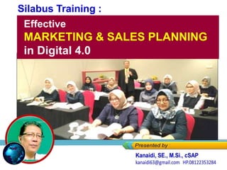 (2022) Silabus Training "Effective MARKETING & Sales PLANNING" in ...