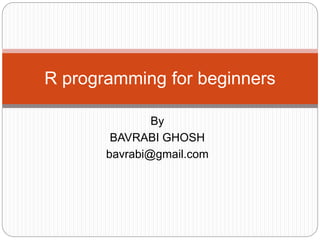 Installation of R | PPTX