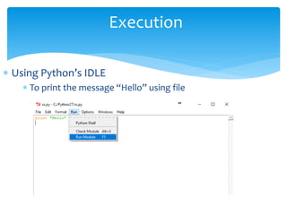 1.python interpreter and interactive mode | PPT