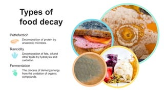 Microbial factors responsible for the spoilage of food | PPTX