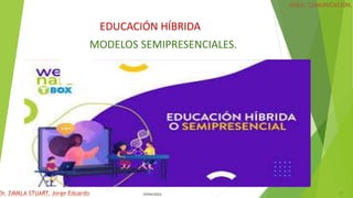 05/04/2022 21
EDUCACIÓN HÍBRIDA
MODELOS SEMIPRESENCIALES.
 