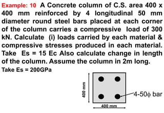 Stress Simple Column 1. simple stress_strain | PPT