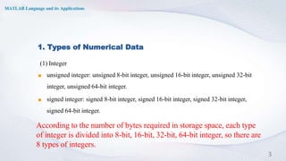 1.2 matlab numerical data | PPTX