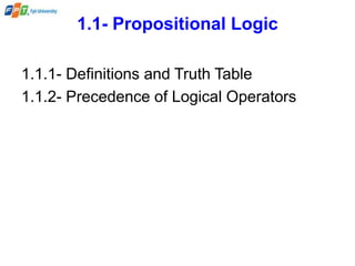 1. Logic and Proofs.ppt | Programming Languages | Computing