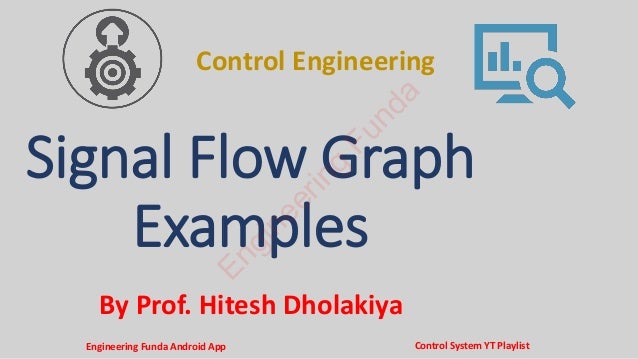 By Prof. Hitesh Dholakiya
Signal Flow Graph
Examples
Control Engineering
E
n
g
i
n
e
e
r
i
n
g
F
u
n
d
a
Engineering Funda Android App Control System YT Playlist
 