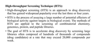 Hts Screening Method 1. An Overview of Drug Discovery Process.pdf