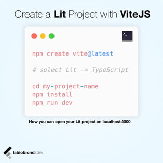 Create Web Components using Google Lit | PDF