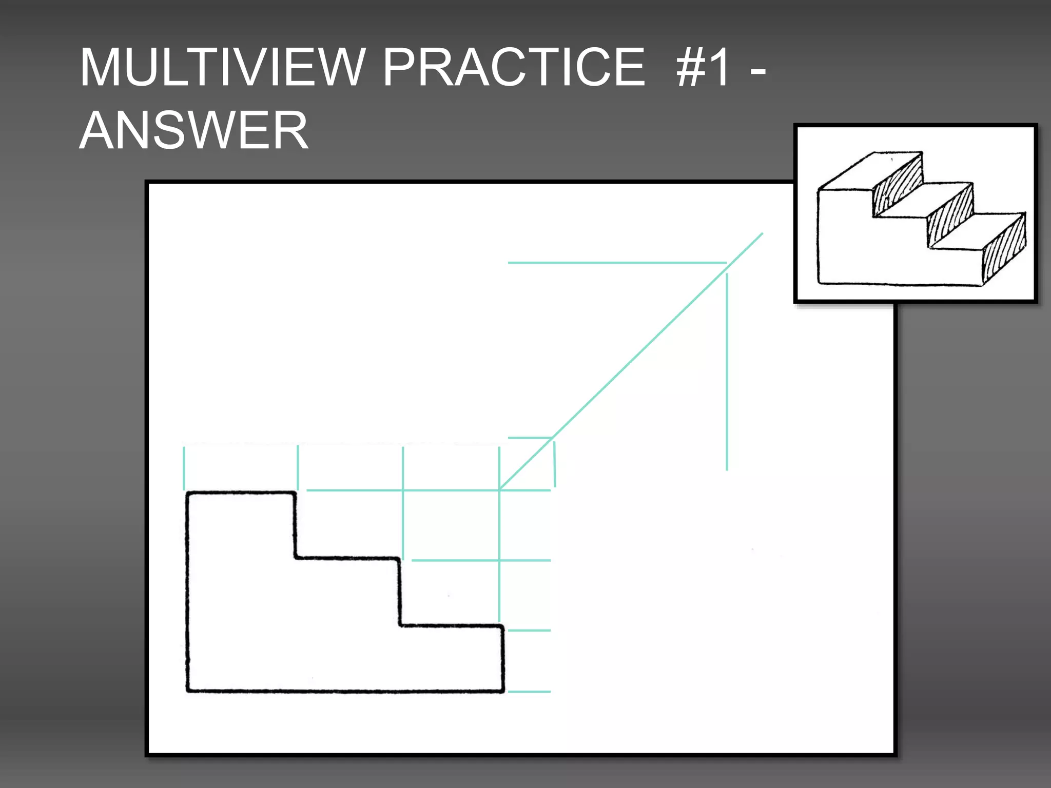 MULTIVIEW PRACTICE #1 -
ANSWER
 