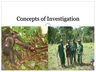 Concepts of Investigation
 