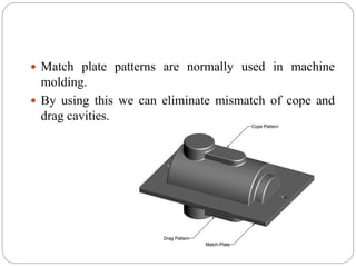 Types of patterns in sand casting | PPT