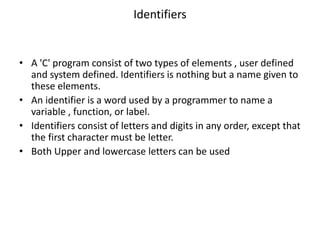Basics of C | PPT
