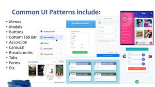 What are UI Patterns? | PPT