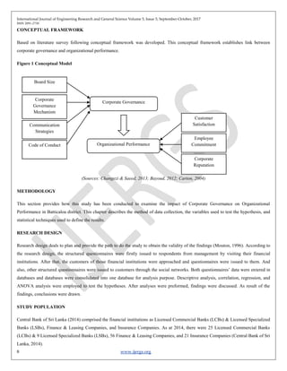 Impact of Corporate Governance on Organizational Performance | PDF