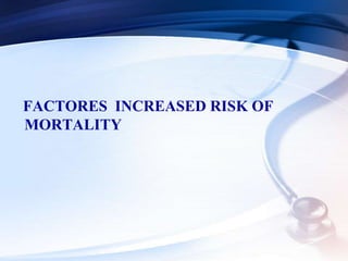 FACTORES INCREASED RISK OF
MORTALITY
 