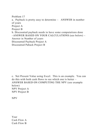 1. Payback Period and Net Present Value[LO1, 2] If a project with .docx