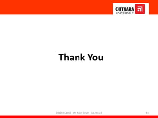 Thank You
DELD (EC105) Mr. Rajvir Singh - Gp. No.23 83
 