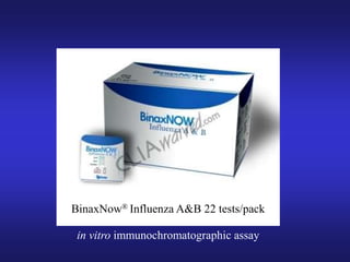 QuickVue® 25 tests/pack BioMerieux
in vitro immunochromatographic assay
 