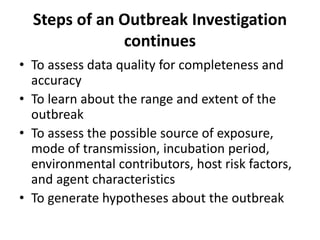 Outbreak Process 1. OUT BREAK INVESTIGATIONS.pptx