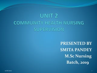 PRESENTED BY
SMITA PANDEY
M.Sc Nursing
Batch, 2019
11/16/2022 1
 