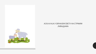 АСКА И АЈА У ОВЧИЈЕМСВЕТУ НА СТРМИМ
ЛИВАДАМА
 