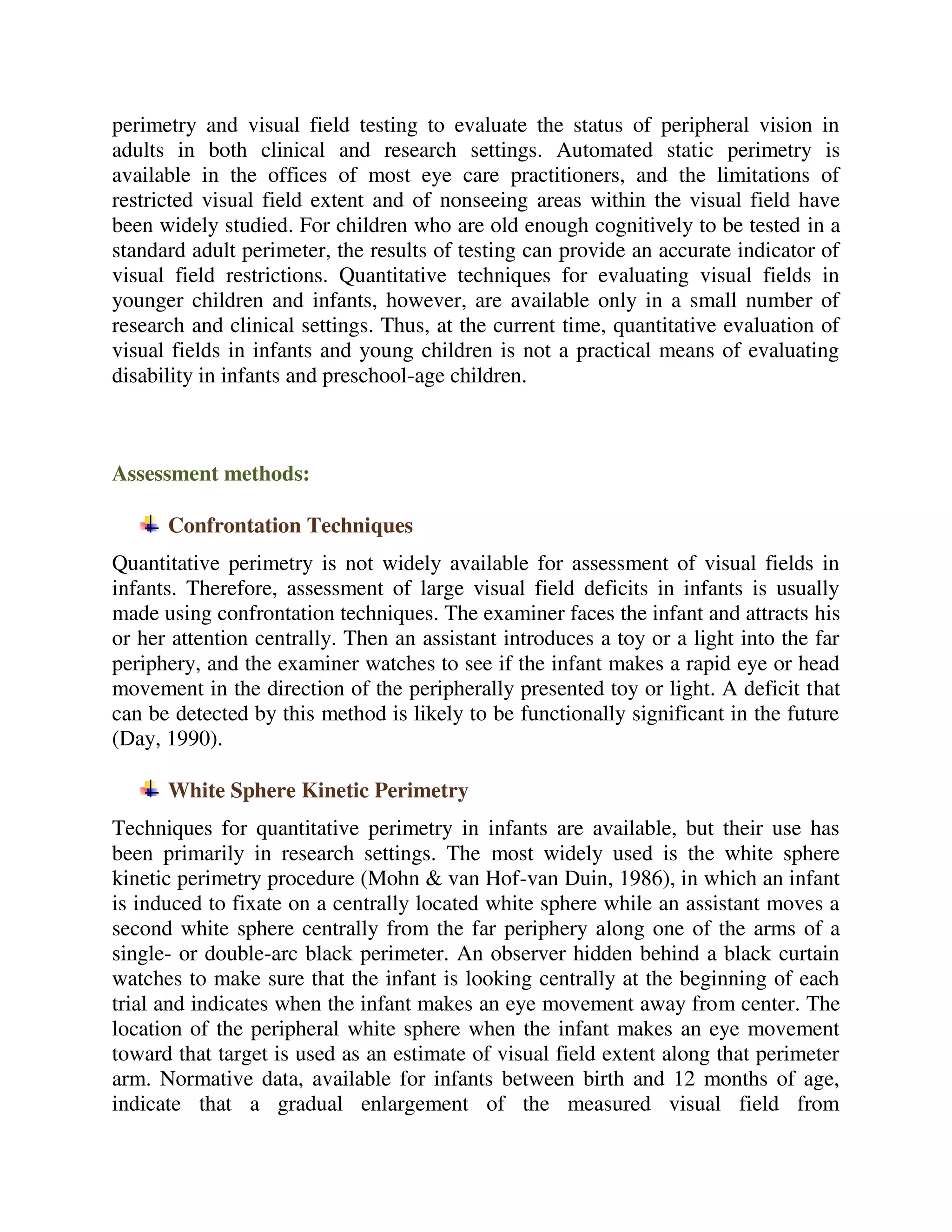 assessment of vision in infants by optom faslu muhammed | PDF