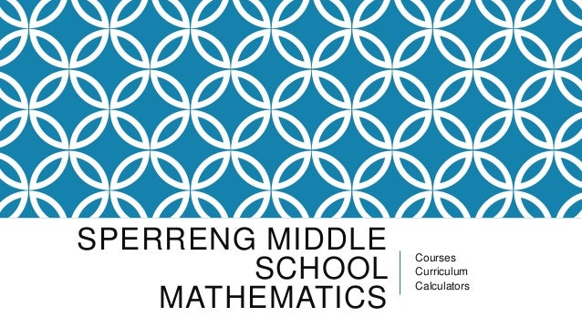 1 23 14 Math Curriculum Night Presentation From Tms