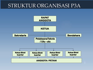 STRUKTUR ORGANISASI P3A
1
8
 