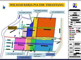 P3A SIDO MULYO
P3A SIDO MAPAN
P3A SEDERHANA
P3A MAJU
P3A BERKAT
BERSAMA
P3A SRI REZEKI
P3A MURUNG KERAMAT
WILAYAH KERJA P3A DIR. TERANTANG
P3A ...?
 