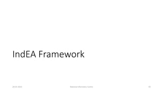 IndEA Framework
24-01-2023 National Informatics Centre 43
 