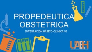 INTEGRACIÓN BÁSICO-CLÍNICA VI
PROPEDEUTICA
OBSTETRICA
 