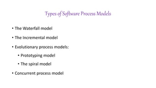 Characteristics of Waterfall Model
• Called as classic life cycle model.
• This Model suggests a systematic, sequential ap...