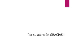 Por su atención GRACIAS!!!
 