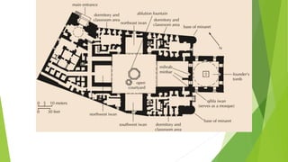 Plan of the complex of Sultan Hasan, Cairo, Egypt, c.
1354-1361
 