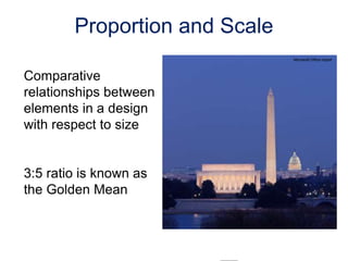 Proportion Design Element Examples 1.1.2.A Principles and Elements of Design Applied to Architecture ...