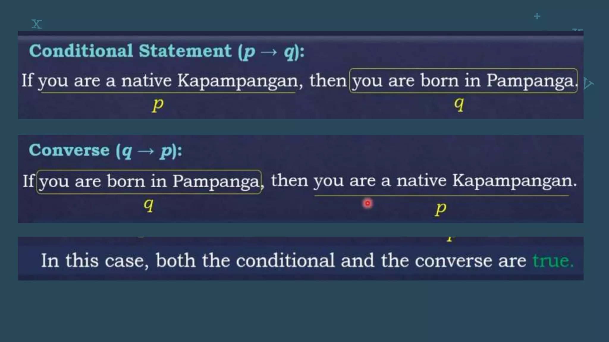 If And Then Statements