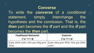 If and then statements | PPTX