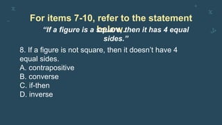 If and then statements | PPTX