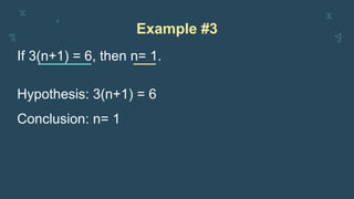 If and then statements | PPTX