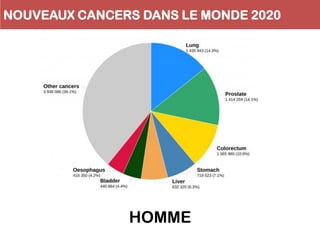 NOUVEAUX CANCERS DANS LE MONDE 2020
HOMME
 