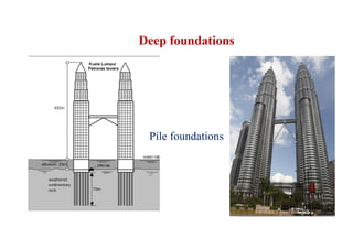 Deep foundations
Pile foundations
20
 