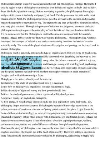 1. Philosophy is related to many other fields of study. .pdf