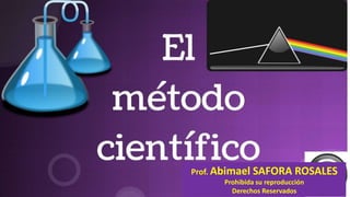 Prof. Abimael SAFORA ROSALES
Prohibida su reproducción
Derechos Reservados
 